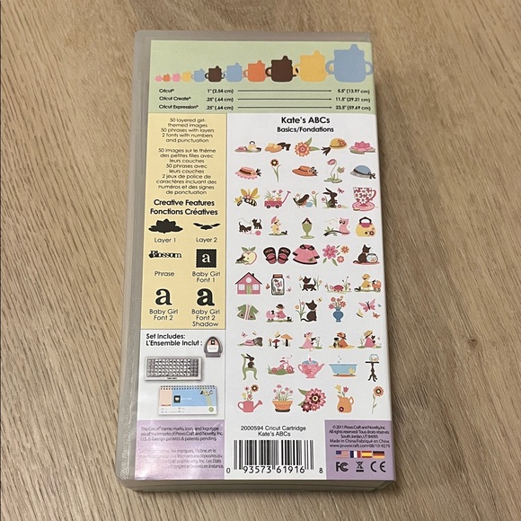 Cricut Cartridge Kate's ABCs - Picture 3 of 3